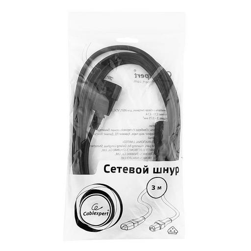 Кабель питания IEC320-C14/IEC320-C13, 220B, 10А, 3м фото 2