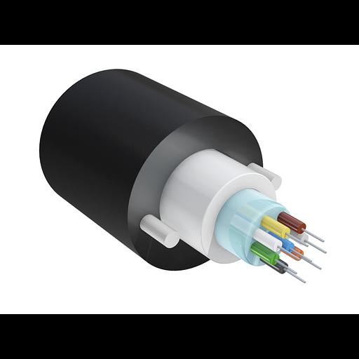 Кабель оптический самонесущий диэлектрический, 8 волокон, 1.0кН, 5.0мм, катушка 1км. фото 1