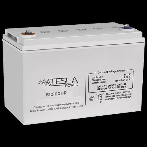 Свинцово-кислотный аккумулятор Tesla Power 12VDC 100Ач, серия High-rate фото 1