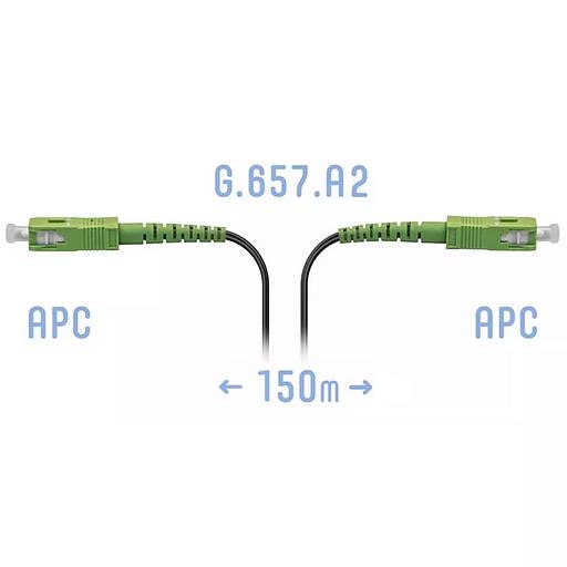 Патчкорд оптический FTTH SC/APC, кабель 604-03-01, 150 метров фото 1