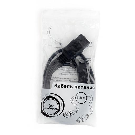 Кабель питания IEC320-C14/IEC320-C19, 220B, 16А, 1.8м фото 2