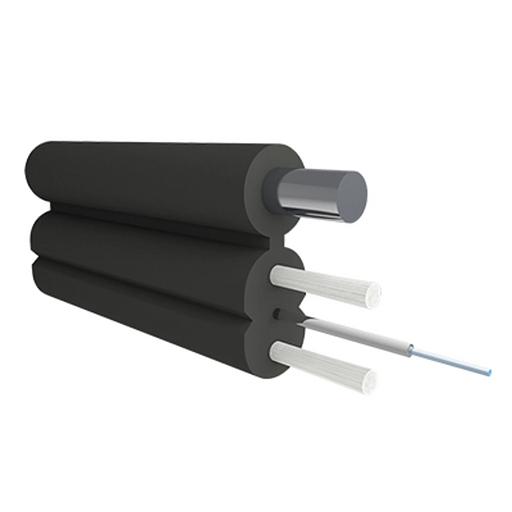 Кабель оптический B-OptiX, с дополнительным несущим элементом (2*0,5 FRP + проволока 1.0 мм), 1 волокно фото 1
