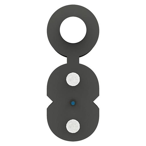 Кабель оптический B-OptiX, с дополнительным несущим элементом (2*0,5 FRP + проволока 1.0 мм), 1 волокно фото 2