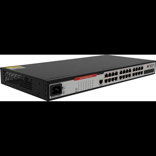 Управляемый коммутатор уровня 2 Orion Alpha A28X, 24x 10/100/1000Base-T, 4x 1/10GE SFP+, БП 100-220VAC фото 2