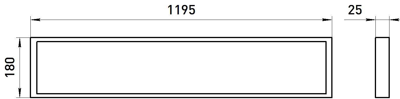 Светильник светодиодный 6500К 3600х80x1195x25 с равномерной засветкой матовый SPO-17-9-6K-40 40Вт фото 7