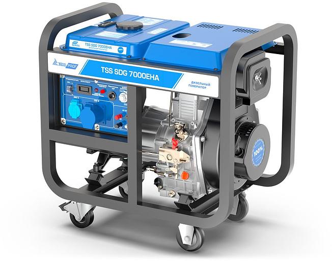 Генератор ТСС SDG 7000EHA 7кВт фото 1
