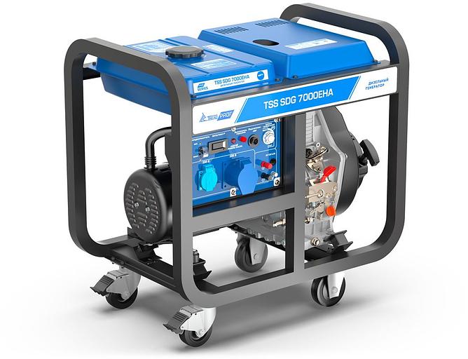 Генератор ТСС SDG 7000EHA 7кВт фото 2
