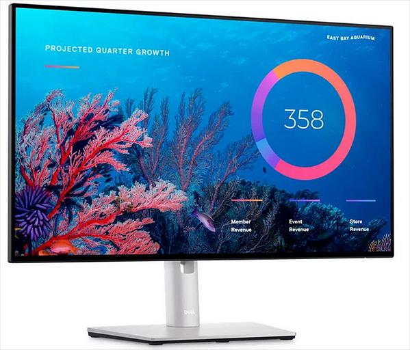 Монитор Dell 23,8" U2424H S/Bk ( IPS; 250 cd/m2; 1000:1; 5ms; 1920x1080x120Hz; 178/178; DP(In); DP(Out) with MST; HDMI; 2xUSB-C; 3xUSB Type-A; Tilt, Swivel, HAS; Pivot; VESA) (U2424H) фото 1