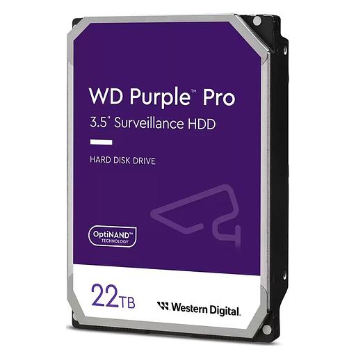 Жесткий диск/ HDD WD SATA3 22Tb Purple Pro 7200 512Mb 1 year warranty фото 1