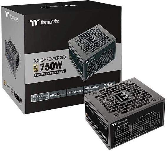 Блок питания Thermaltake SFX 750W Toughpower SFX750 Gen.5 80+ platinum 24pin APFC 90mm fan 3xSATA Cab Manag RTL фото 6
