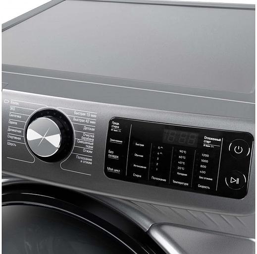 Стиральная машина Бирюса WM-SM814/03 M класс: A+++ загр.фронтальная макс.:8кг серебристый фото 7