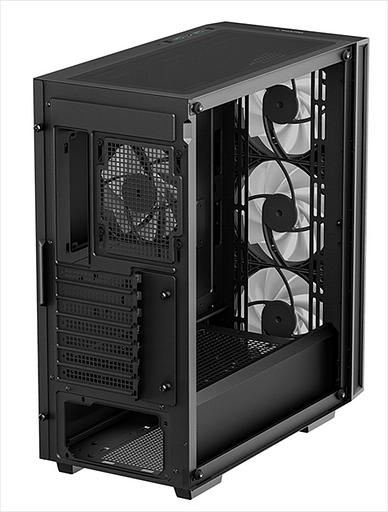 Копрус Deepcool MATREXX 55 V4 без БП, боковое окно (закаленное стекло), 3xARGB LED 140мм вентилятора спереди, 1xARGB LED 120мм вентилятор сзади, черный, ATX (MATREXX 55 V4) фото 2
