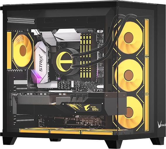 Корпус Formula Crystal Z9 FLOE черный без БП ATX 2xUSB3.0 audio bott PSU фото 1