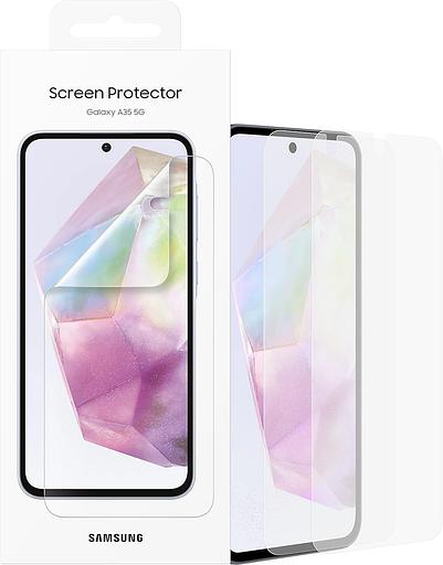 Защитная пленка для экрана Samsung прозрачный для Samsung Galaxy A35 прозрачная 2шт. (EF-UA356CTEGRU) фото 4