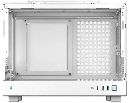 Корпус Deepcool CH160WH белый без БП miniITX 7x120mm 2x140mm 1xUSB3.0 audio bott PSU фото 5