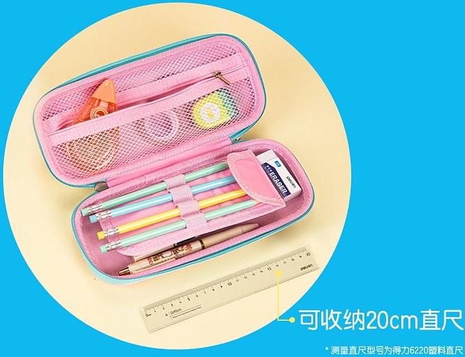 Пенал Deli BC288A Pupal ассорти 1отд. 230x110x55мм EVA фото 5