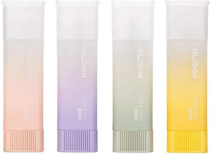 Клей-карандаш Deli NS150 21гр корп.ассорти прозрачный усиленный Nusign фото 1