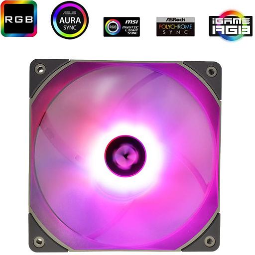 Вентилятор Thermalright TL-C14L-RGB 4-pin 26.6dB 160gr LED Ret фото 2