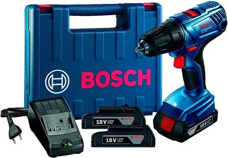 Дрель-шуруповерт Bosch GSB 180-LI аккум. патрон:быстрозажимной (кейс в комплекте) (06019F8307) фото 1