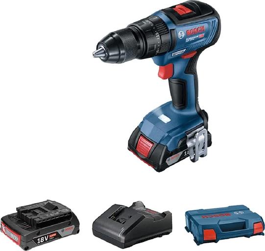 Дрель-шуруповерт Bosch GSB 18V-50 + L аккум. патрон:быстрозажимной (кейс в комплекте) (06019H5100) фото 1