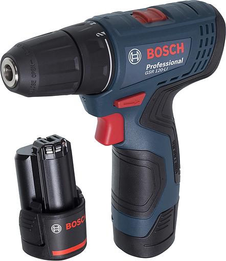 Дрель-шуруповерт Bosch GSR 120-LI аккум. патрон:быстрозажимной (кейс в комплекте) (06019G8000) фото 1