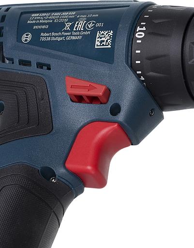 Дрель-шуруповерт Bosch GSR 120-LI аккум. патрон:быстрозажимной (кейс в комплекте) (06019G8000) фото 10