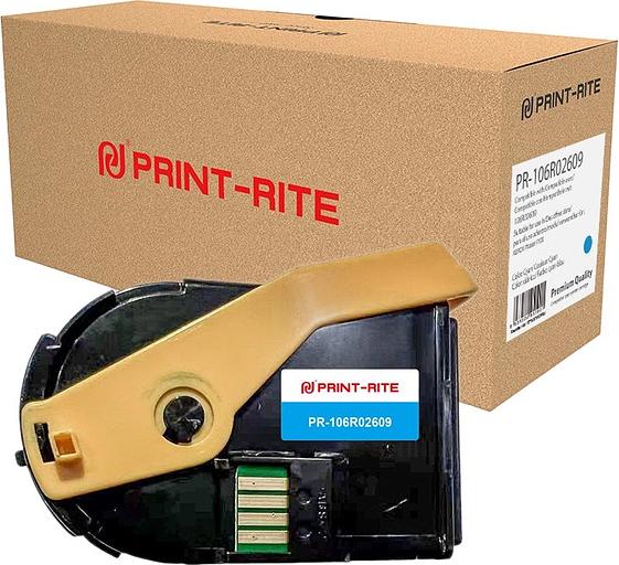 Картридж лазерный Print-Rite TFXAFWCPRA PR-106R02609 106R02609 голубой набор двойная упак. (9000стр.) для Xerox Phaser 7100 фото 1