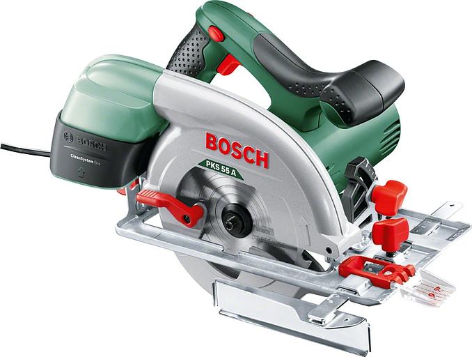Циркулярная пила (дисковая) Bosch PKS 55 A 1200Вт (ручная) D диска.:160мм (0603501020) фото 1