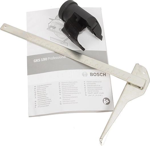 Циркулярная пила (дисковая) Bosch GKS 190 Professional 1400Вт (ручная) D диска.:190мм (0601623000) фото 8