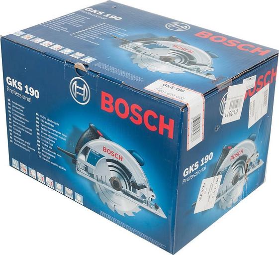 Циркулярная пила (дисковая) Bosch GKS 190 Professional 1400Вт (ручная) D диска.:190мм (0601623000) фото 9