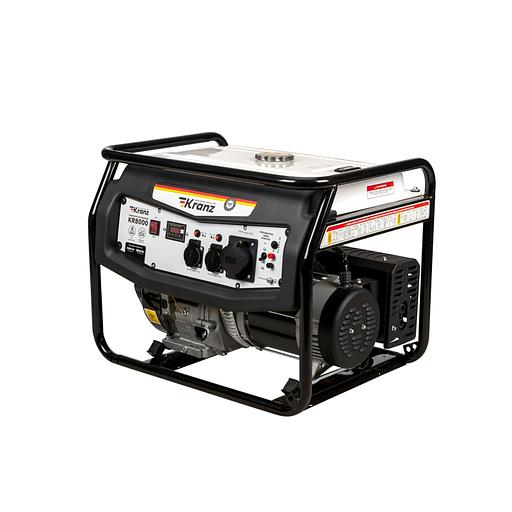 Kranz KR-16-1137 Генератор бензиновый KR8000, 8кВт, 230В, 25л, ручной старт фото 1
