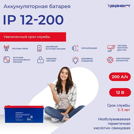 Батарея для ИБП Ippon IP12-200 12В 200Ач фото 2