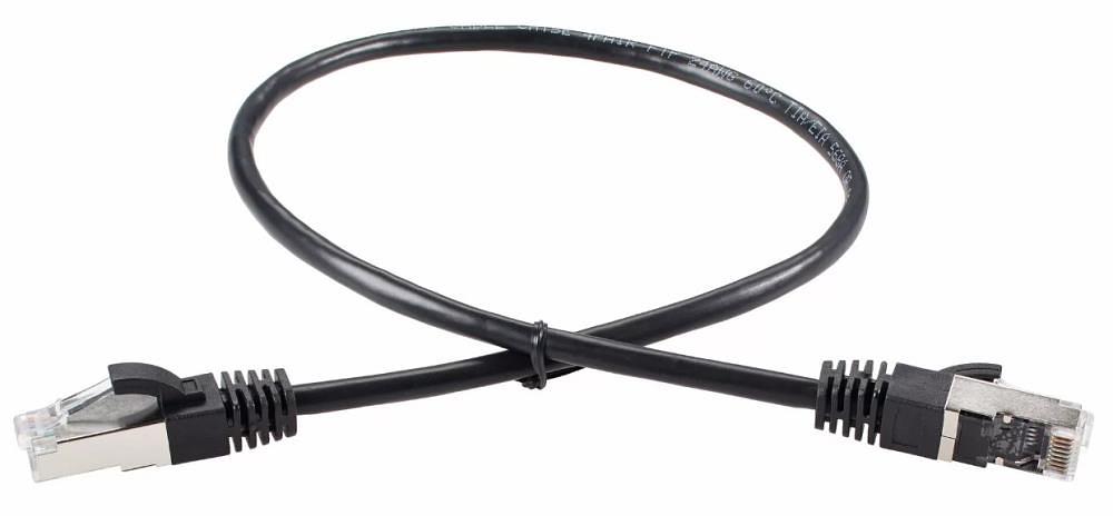 Кабель PATCH CAT5E FTP 0.5M ANP522B-BK-0.5M BLACK AOPEN фото 2