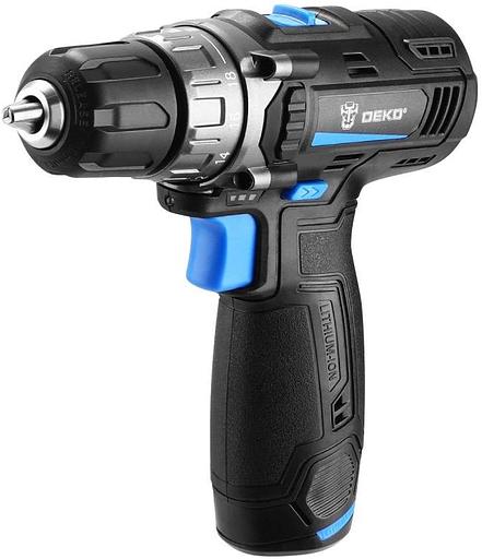 Дрель-шуруповерт Deko DKCD12V PRO аккум. патрон:быстрозажимной (кейс в комплекте) (083-1007) фото 1