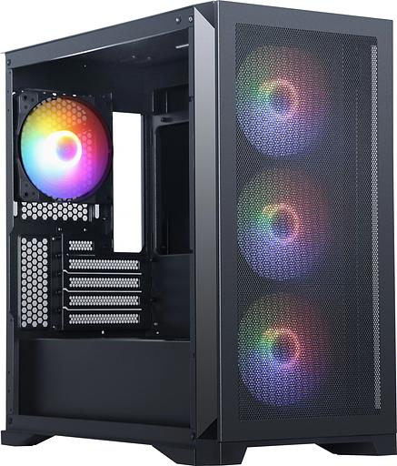 Корпус Accord AM08 черный без БП ATX 2xUSB3.0 1xUSB3.1 audio bott PSU фото 4