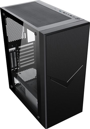 Корпус Accord 3501 черный без БП ATX 2xUSB2.0 1xUSB3.0 1xUSB3.1 audio bott PSU фото 1