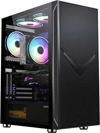 Корпус Accord 3501 черный без БП ATX 2xUSB2.0 1xUSB3.0 1xUSB3.1 audio bott PSU фото 8