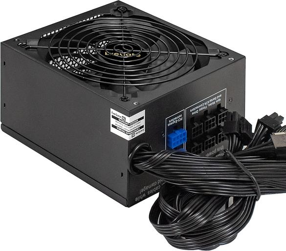 Блок питания Exegate ATX 600W 600PPX 80+ (20+4pin) APFC 140mm fan 6xSATA Cab Manag фото 3