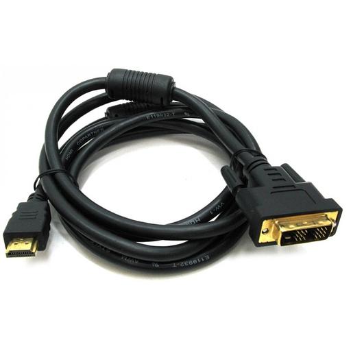 Rexant (17-6305) Шнур HDMI - DVI-D gold 3М с фильтрами фото 1
