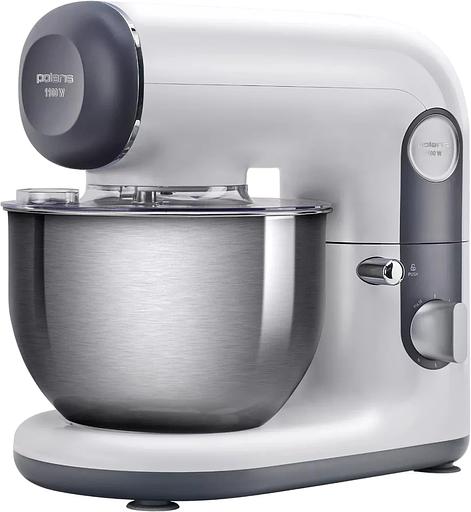 Кухонная машина Polaris PKM 1101 планетар.вращ. белый фото 1