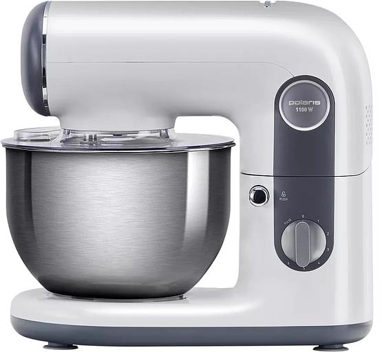 Кухонная машина Polaris PKM 1101 планетар.вращ. белый фото 2