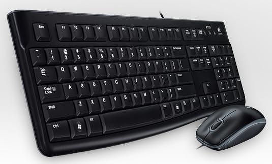 Клавиатура + мышь Logitech MK120 клав:черный мышь:черный/серый USB (920-002561) фото 2