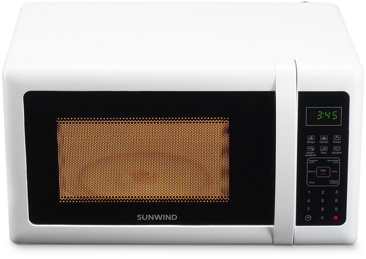 Микроволновая Печь SunWind SUN-MW005 20л. 700Вт белый/черный фото 3
