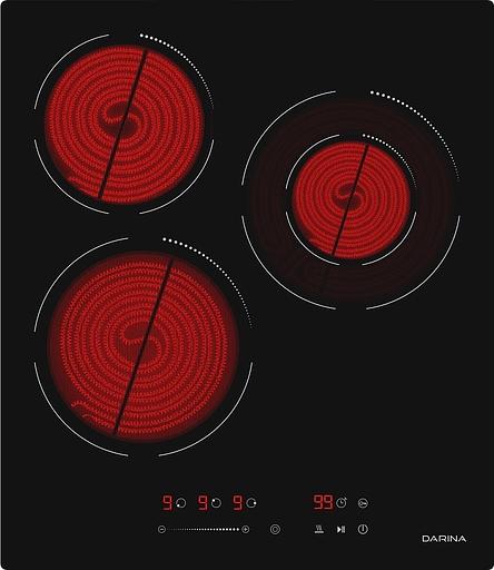 Варочная поверхность Darina 6Р Е 3324 B черный фото 6