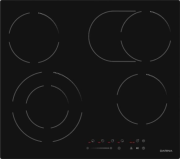 Варочная поверхность Darina 6Р Е 328 B черный фото 2