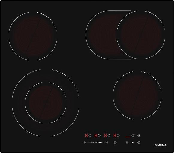 Варочная поверхность Darina 6Р Е 328 B черный фото 3