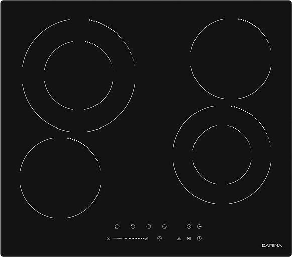 Варочная поверхность Darina 6Р Е 327 B черный фото 1