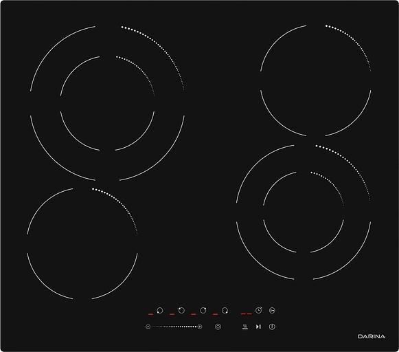 Варочная поверхность Darina 6Р Е 327 B черный фото 3