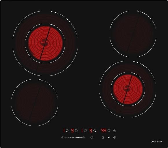 Варочная поверхность Darina 6Р Е 327 B черный фото 4