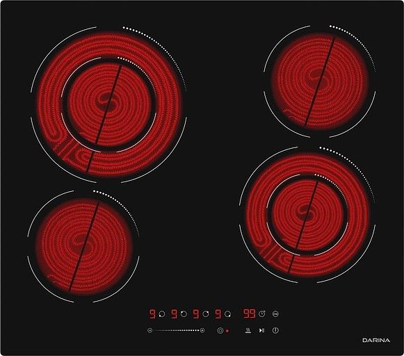 Варочная поверхность Darina 6Р Е 327 B черный фото 7